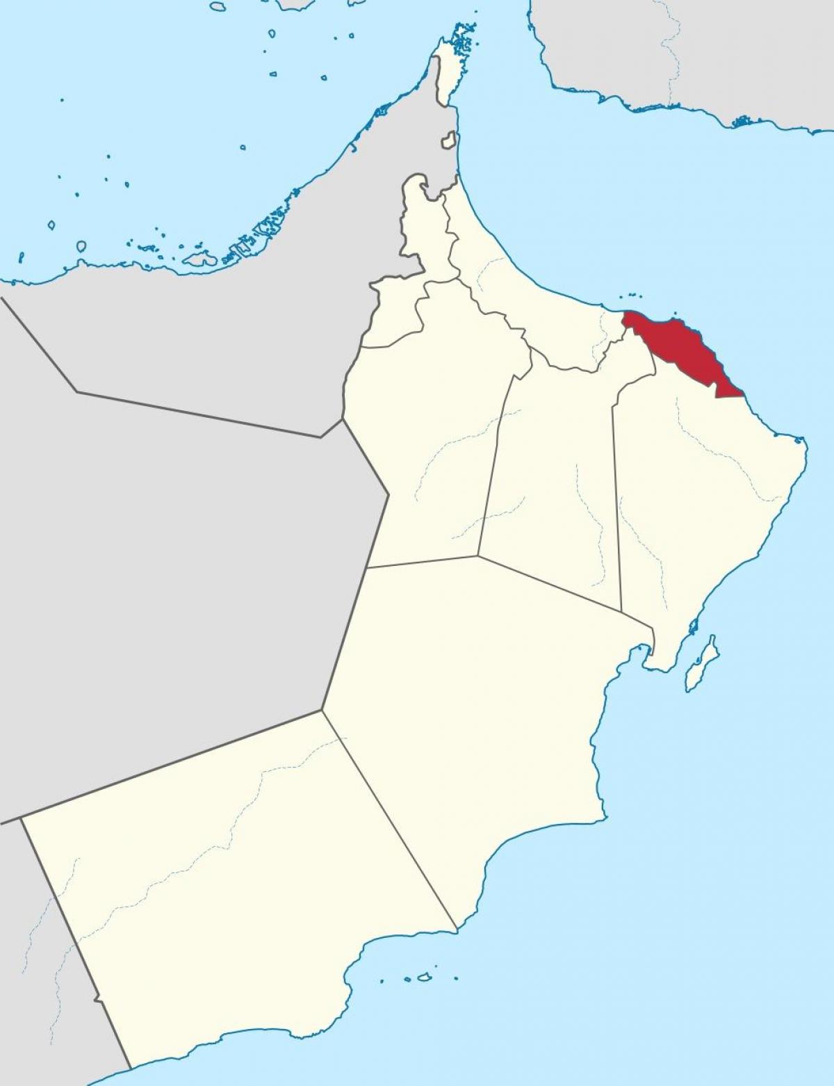 muscat Omāna kartē