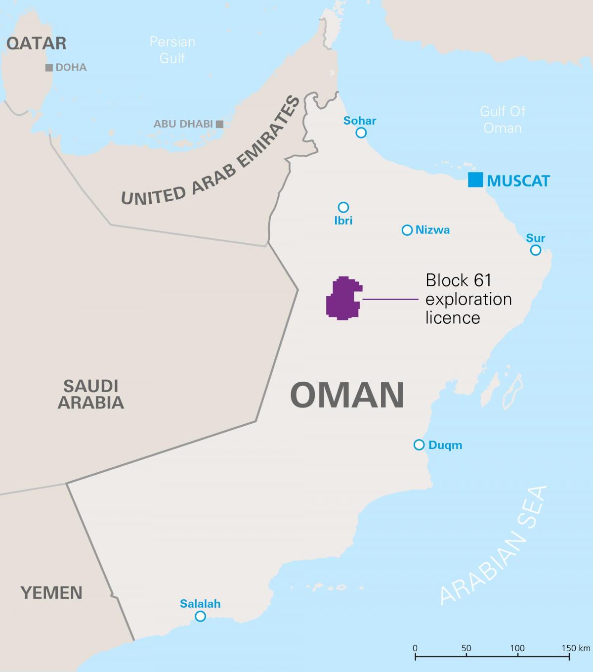 karte khazzan Omāna